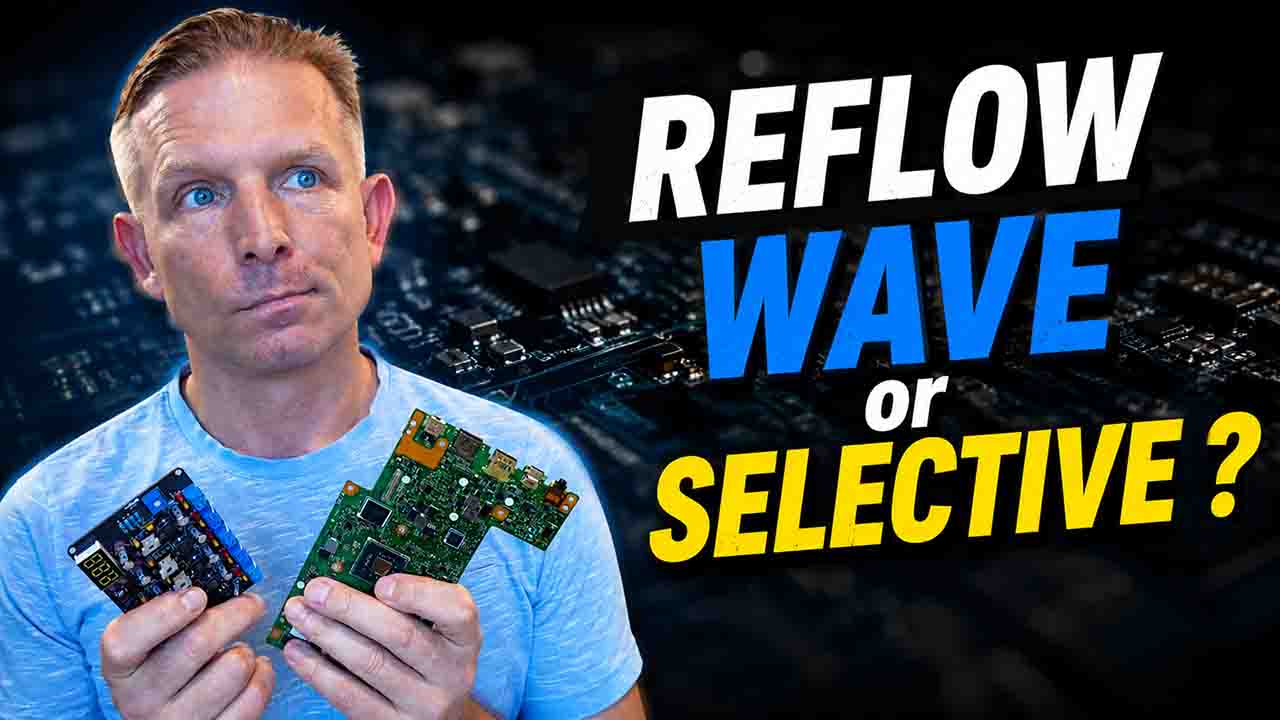Reflow vs Wave vs Selective Soldering