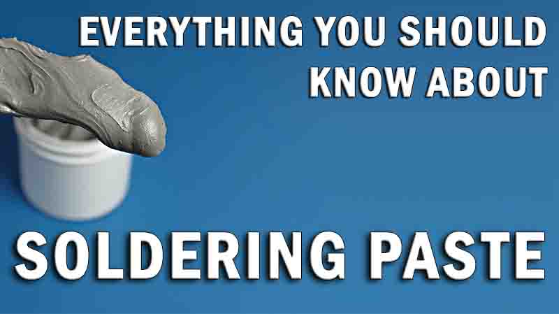 Soldering paste used for assembling electronic PCBs
