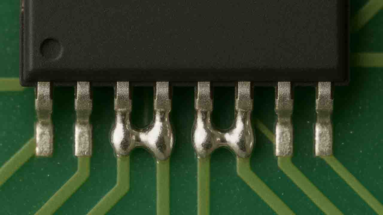 solder bridge defect