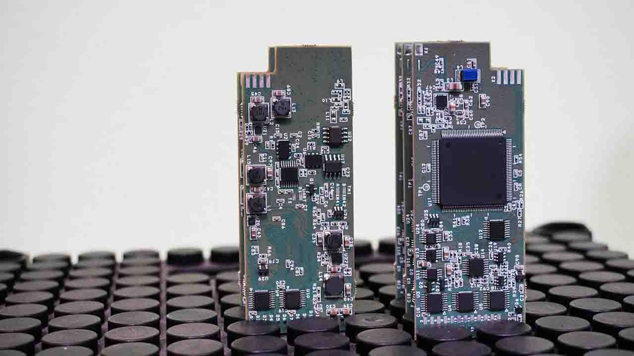 Multilayer PCBs after component replacement